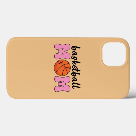 Coques Case-Mate iPhone Fête de la mère mère du basket-ball (Verso (horizontal))