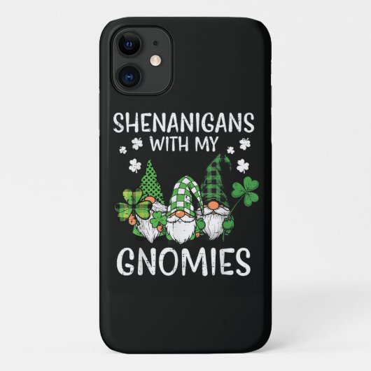 Coques Case-Mate iPhone Fête de la Saint-Patrick avec Gnomies Gnome (Dos)