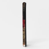 Coques Case-Mate iPhone fête de l'arbre de Noël rouge (Dos/Gauche)