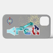 Coques Case-Mate iPhone Fête de l'Indépendance (Verso (horizontal))