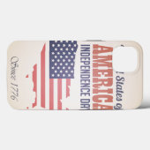 Coques Case-Mate iPhone Fête de l'indépendance des États-Unis d'Amérique (Verso (horizontal))