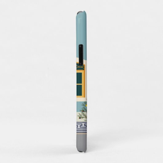 Coques Case-Mate iPhone Fête de Noël Portugais Maison (Dos/Droite)