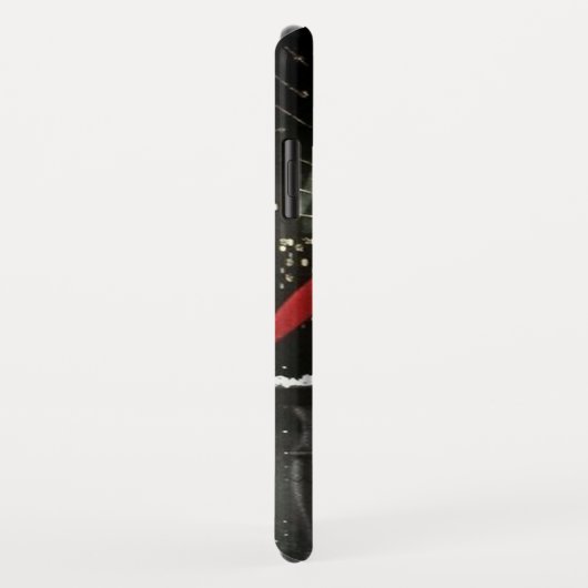 Coques Case-Mate iPhone fête de Noël rétro Art déco (Dos/Droite)