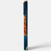 Coques Case-Mate iPhone Fête de pizza de chat laser (Verso / Gauche)