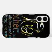 Coques Case-Mate iPhone Fête des mères (Verso (horizontal))