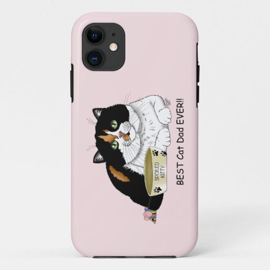 Coques Case-Mate iPhone Fête des pères Calico Cat (Dos)