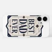 Coques Case-Mate iPhone Fête des pères élégante Conception imprimable (Verso (horizontal))