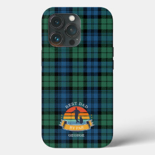 Case-Mate iPhone Case Fête des Pères Meilleur Papa Par Par Plaid Tartan