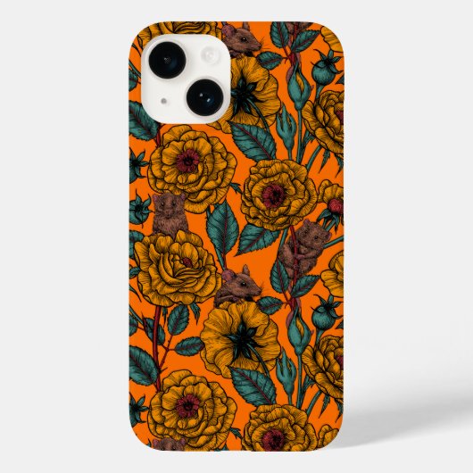 Coques Case-Mate iPhone Fête des souris rétro (Verso)