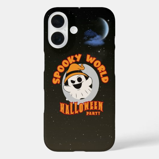 Coques Case-Mate iPhone Fête d'Halloween Spooky World | (Verso)