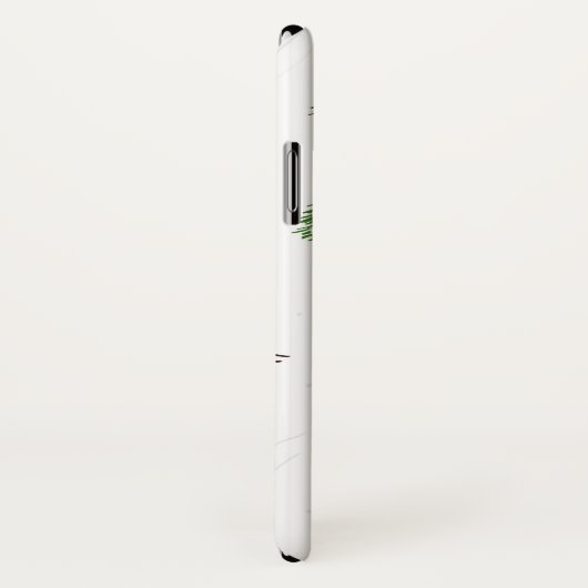 Coques Case-Mate iPhone Fête d'Illustration de ski alpin Freeride (Dos/Droite)