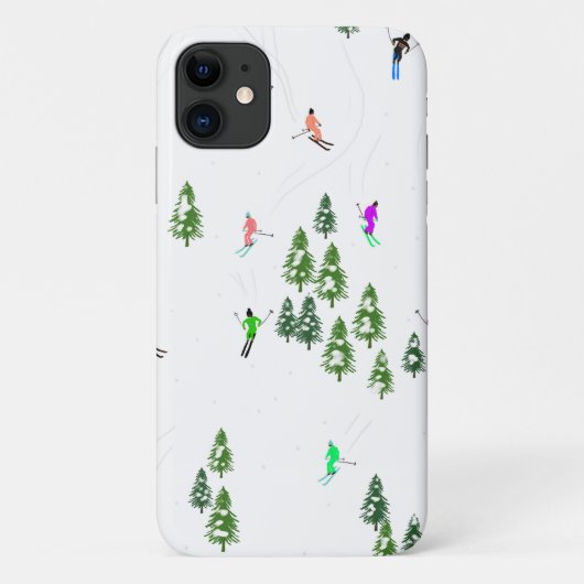 Coques Case-Mate iPhone Fête d'Illustration de ski alpin Freeride (Dos)