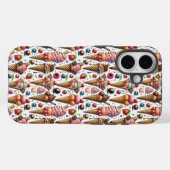 Coques Case-Mate iPhone Fête du Parlateur de crème glacée (Verso (horizontal))