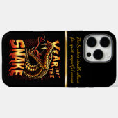 Coques Case-Mate iPhone Fête du serpent en Chine nouvelle année2025 (Verso (horizontal))