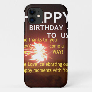 Etui iPhone Case-Mate Fête Fireworks avec message Merci