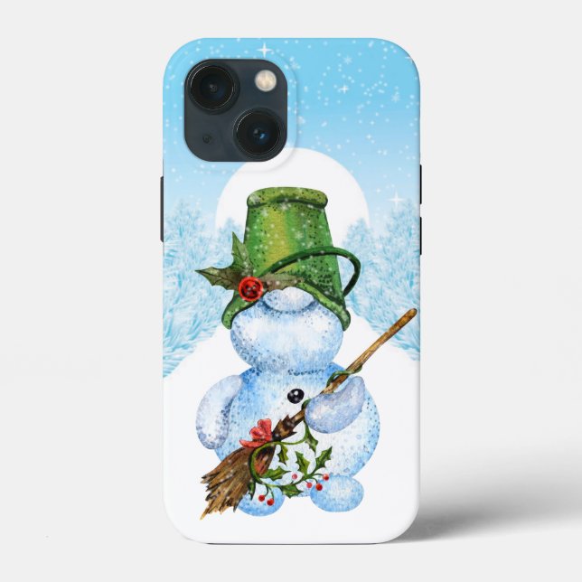 Coques Case-Mate iPhone fête Noël bonhomme de neige gnome vacances (Verso)