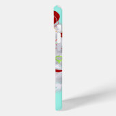 Coques Case-Mate iPhone Fête rétro en aluminium Wreath (Verso / Gauche)