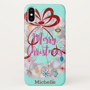 Case-Mate iPhone Case Fête rétro en aluminium Wreath