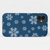 Coques Case-Mate iPhone Fêtes de neige d'hiver (Dos (Horizontal))