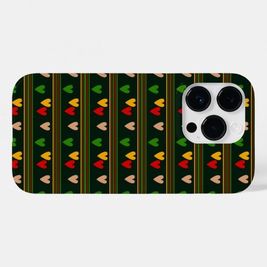 Coques Case-Mate iPhone Fêtes de Noël Élégant (Verso (horizontal))