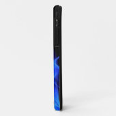 Coques Case-Mate iPhone Feu Bleu Électrique Flammes Abstraites (Dos/Gauche)