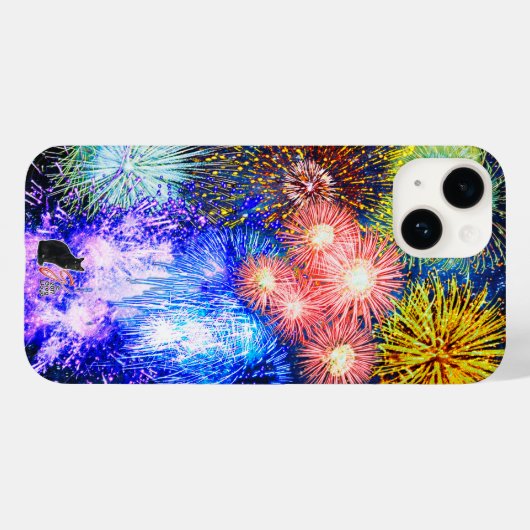 Coques Case-Mate iPhone Feu d'artifice (Verso (horizontal))