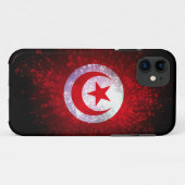 Coques Case-Mate iPhone Feu d'artifice du drapeau tunisien (Dos (Horizontal))