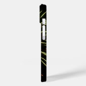 Coques Case-Mate iPhone Feu d'artifice vert et or Fête de vacances (Verso / Gauche)