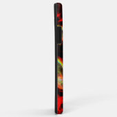 Coques Case-Mate iPhone Feu de dragon sur Lucky Energy (Dos/Droite)