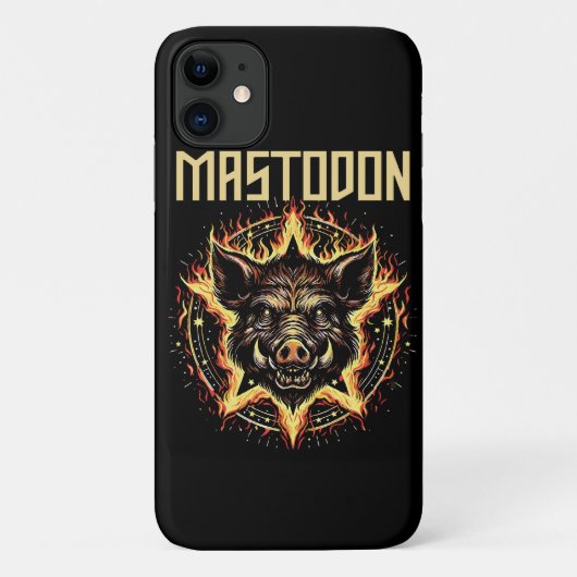 Coques Case-Mate iPhone Feu de sanglier Mastodonte (Dos)