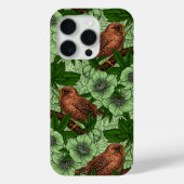 Coques Case-Mate iPhone Feu et hellebore, vert clair (Verso)