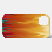 Coques Case-Mate iPhone Feu - Flammes simulées Art abstrait (Verso (horizontal))
