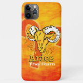Coques Case-Mate iPhone Feu orange feu du zodiaque de bélier (Dos)