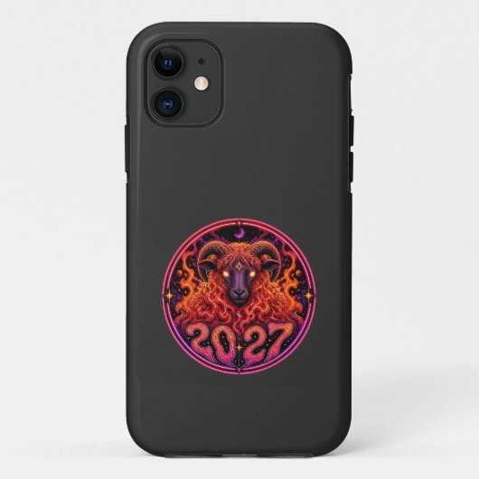 Coques Case-Mate iPhone Feu psychédélique Bélier Bélier (Dos)