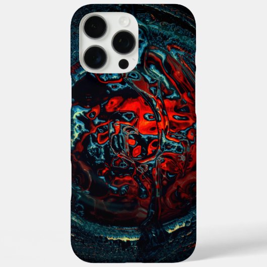 Coques Case-Mate iPhone Feu rouge d'enfer océanique (Verso)