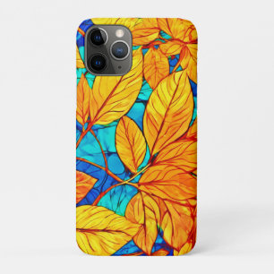 Case-Mate iPhone Case Feuillage d'automne doré : Peinture Feuille brilla