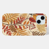 Coques Case-Mate iPhone Feuillages et baies d'automne - Tons chauds (Verso (horizontal))