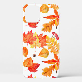 Case-Mate iPhone Case Feuille aquarelle motif transparent