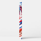 Coques Case-Mate iPhone Feuille aquarelle motif transparent (Verso / Droite)