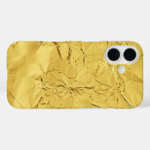 Coques Case-Mate iPhone feuille brillante or (Verso (horizontal))