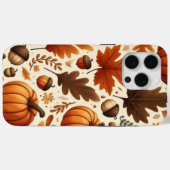 Coques Case-Mate iPhone feuille/citrouille/cavernes Automne (Verso (horizontal))