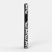 Coques Case-Mate iPhone Feuille Damask Black Pattern (Custom) (Dos/Droite)