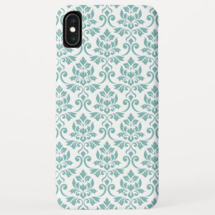 Case-Mate iPhone Case Feuille Damask Motif Turquoise