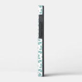Coques Case-Mate iPhone Feuille Damask Teal Pattern (Custom) (Verso / Gauche)