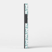 Coques Case-Mate iPhone Feuille Damask Teal Pattern (Custom) (Verso / Droite)