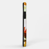 Coques Case-Mate iPhone Feuille d'automne orange Girly de vert jaune (Dos/Droite)