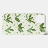 Coques Case-Mate iPhone Feuille de banane avec des triangles (Verso (horizontal))