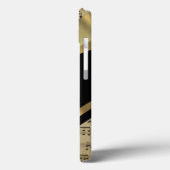 Coques Case-Mate iPhone Feuille de musique élégante personnalisée (Verso / Gauche)