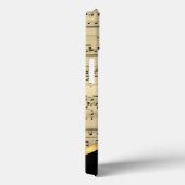 Coques Case-Mate iPhone Feuille de musique élégante personnalisée (Verso / Droite)