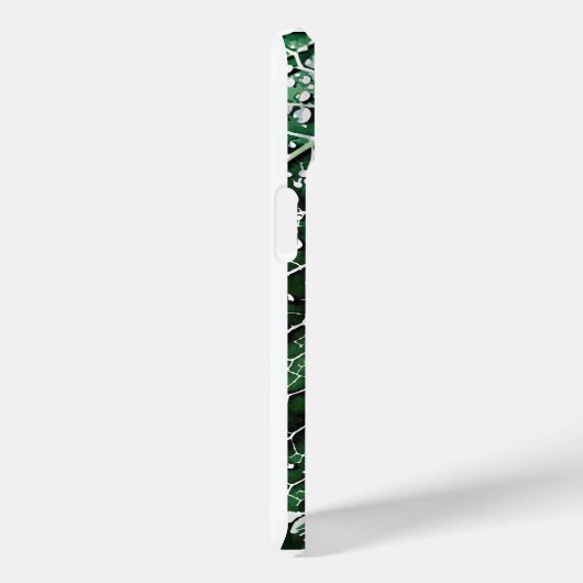 Coques Case-Mate iPhone Feuille de nature de macro (Verso / Droite)